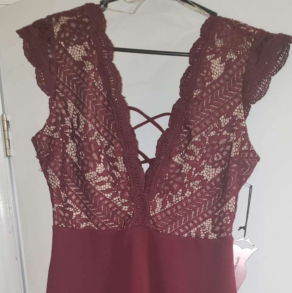 Red Lace Dress